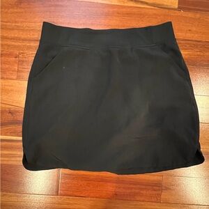 32 Degrees Cool Basic Black Athletic Skirt with built in shorts